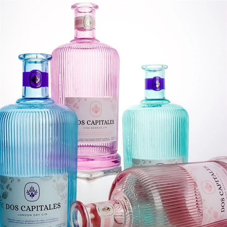 Colorful High Borosilicate Glass Bottle