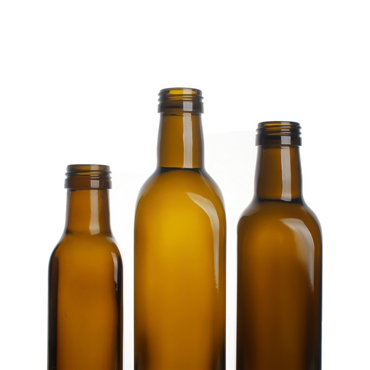 Multi-Size Brown Olive Oil Glass Bottle best
