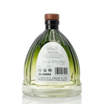 750 ml handwerkliche strukturierte gebogene Spiritflasche