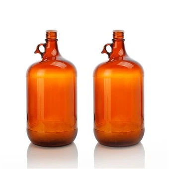 3L anpassbares Etikett klare Bierglasflasche